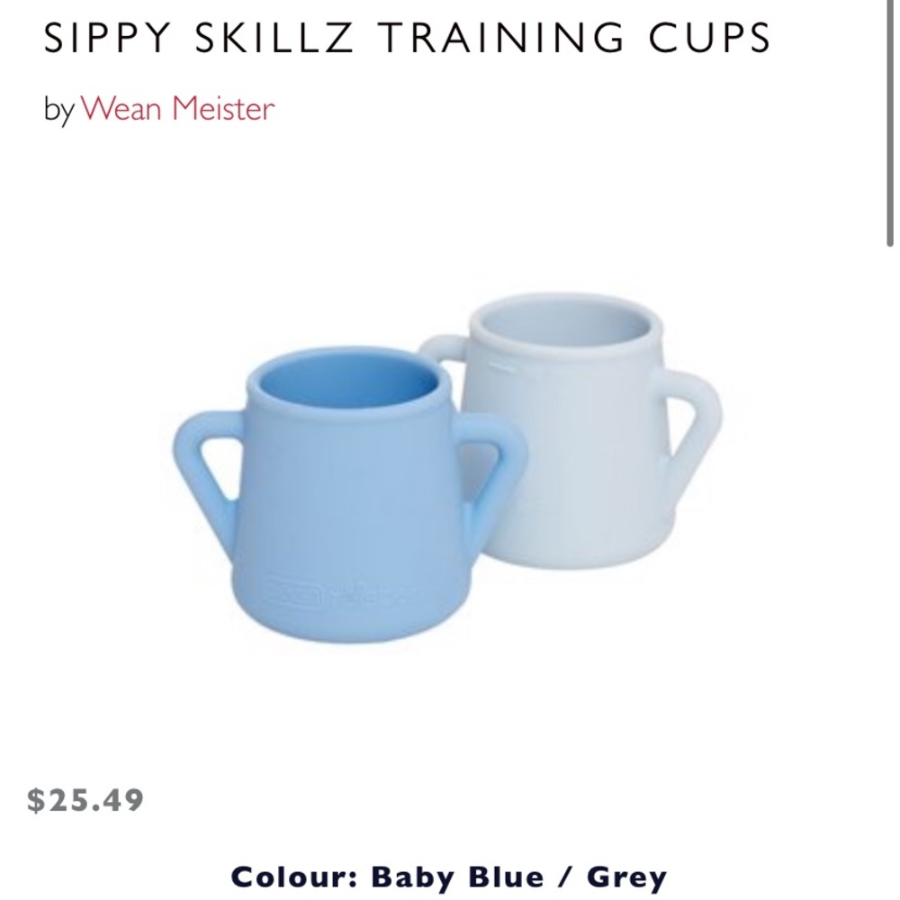 Wean Meister silicone sippy cups